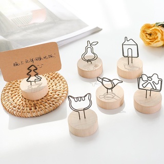 Đế kẹp ảnh chụp/giấy ghi chú để bàn kiểu dáng hoạt hình dễ thương trang trí nhà cửa