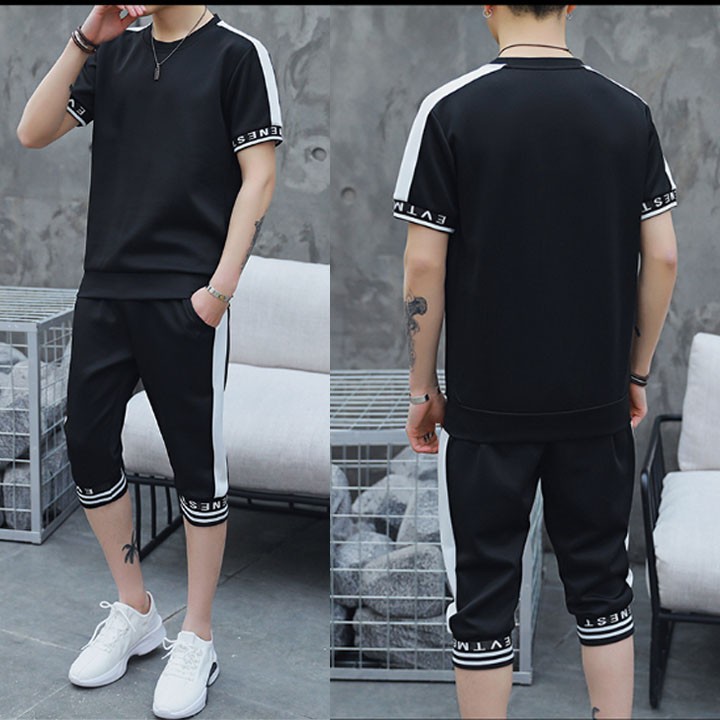 Bộ Quần Áo Thể Thao Nam 1 Sọc Phối Họa Tiết BTT01 | BigBuy360 - bigbuy360.vn