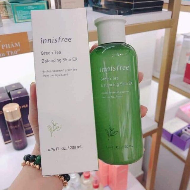 TONER INNISFREE GREEN TEA BALANCING SKIN EX - mẫu mã mới 2019