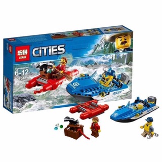 Mẫu Xếp Hình Lepin 02041 Thuyền Cứu Hộ thám Hiêm