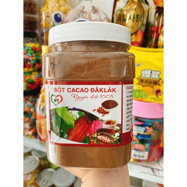 Bột Cacao Nguyên Chất Daklak hộp 500g