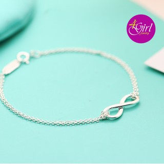 Lắc tay vô cực bạc 925