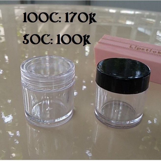 Combo 100c Hủ Nhựa Thân Cao 10g - Hũ nhựa đựng kem, mỹ phẩm