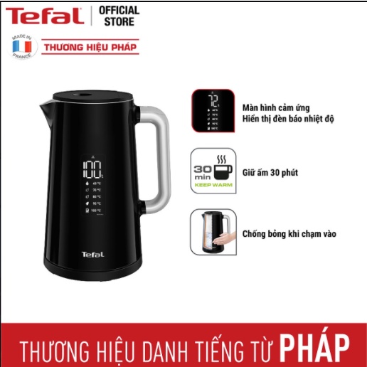 Bình đun siêu tốc Tefal Smart & Light KO850810 - 1800W, 1.7L - Hàng Chính Hãng