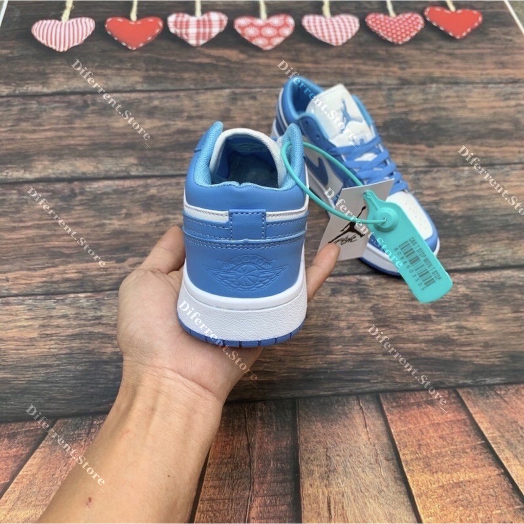 Giày Ari Jordan 1 Low University Xanh trắng Full box 1:1 - Diferrent.Store_ | BigBuy360 - bigbuy360.vn