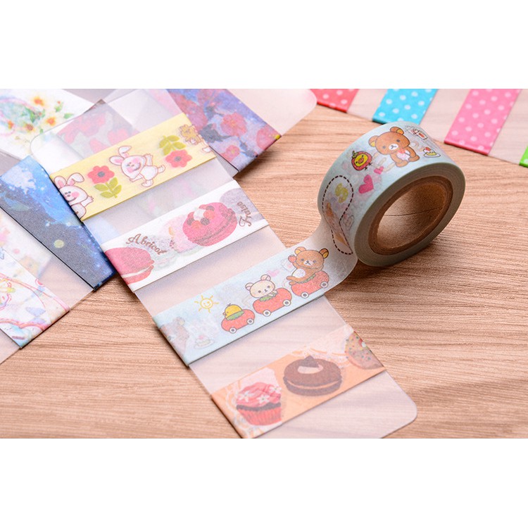 Tấm mix washi trơn