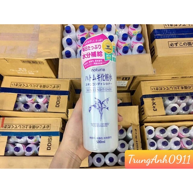 Nước hoa hồng ý dĩ Naturie Skin Conditioner Nhật Bản