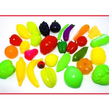 Đồ chơi trái cây giúp bé nhận biết các loại quả và màu sắc ( Hàng Viêt Nam) hơn 30 loại màu sắc tươi sáng, an toàn