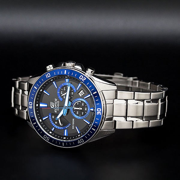 Đồng Hồ Nam Casio Edifice EFR-552D-1A2VUDF Dây Kim Loại chống nước độ sâu 100m - na