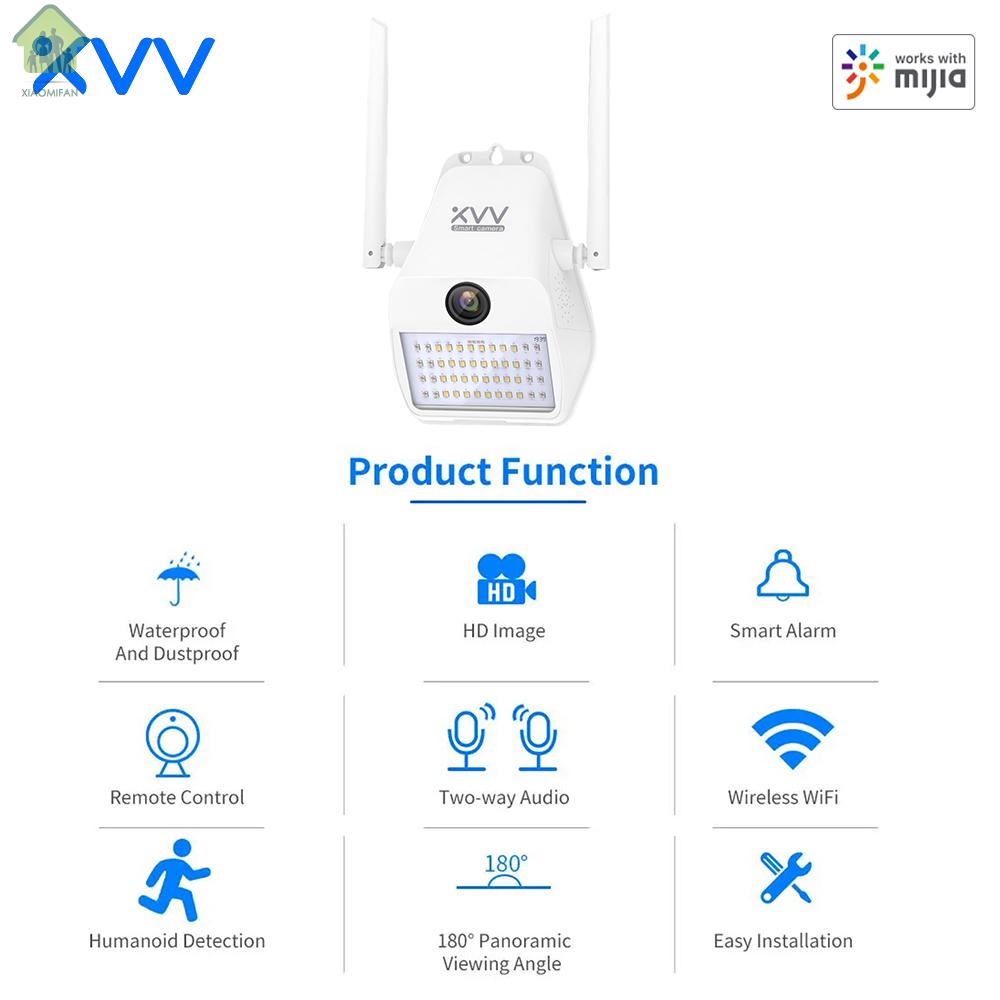 Camera An Ninh Xiaovv D7 Ip Xv-1120S-D7 1080p Chống Nước