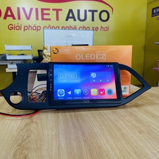 màn android oled c2 dưỡng Morning theo xe