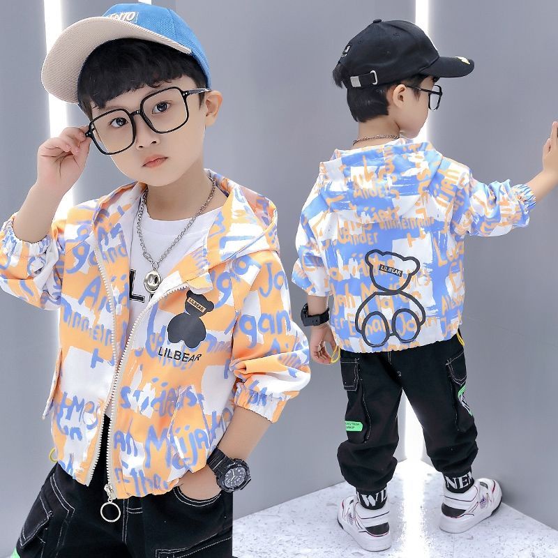 Áo Khoác Có Mũ Trùm Thời Trang Mới 2022 Dễ Phối Đồ Cho Bé Trai