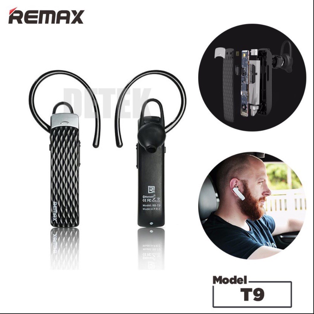 Tai Nghe Bluetooth Remax T9 Chính Hãng Pin Trâu, Âm Thanh Sống Động, Kiểu Dáng Đẹp Chính Hãng Bảo Hành 12 Tháng