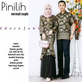 Áo sơ mi Javanese / BATIK COUPLE / Invanese cho cặp đôi