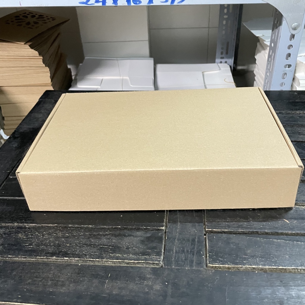 Hộp giấy carton nắp gài 32x20x6cm combo 10 hộp