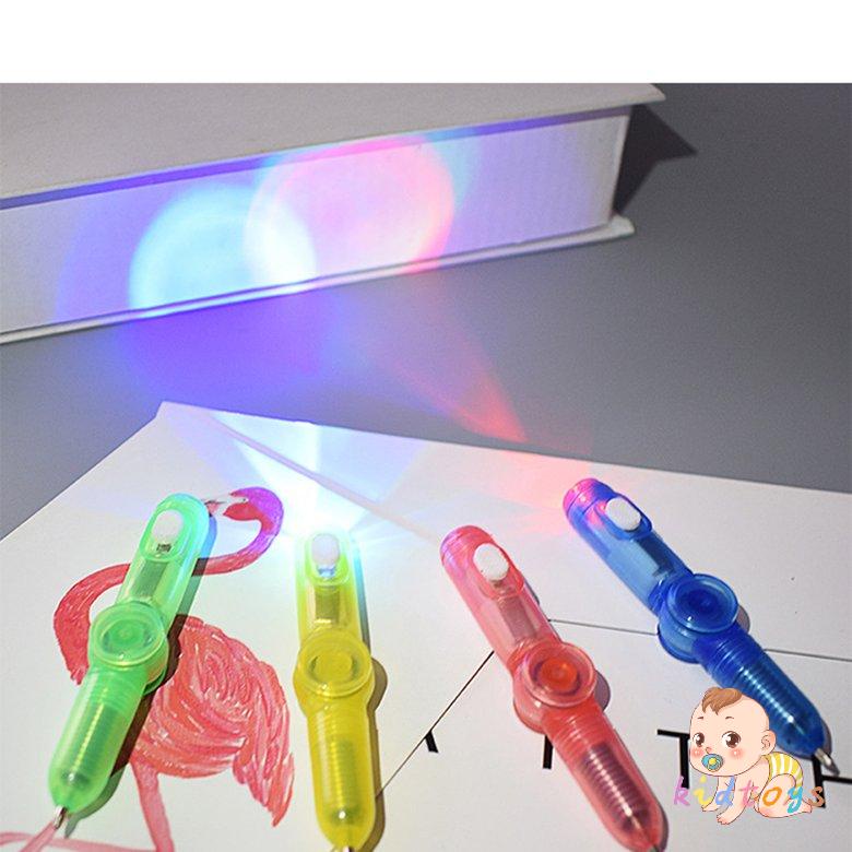 Bút Con Quay Đồ Chơi Spinner Có Đèn Led Đa Năng Giúp Giảm Căng Thẳng