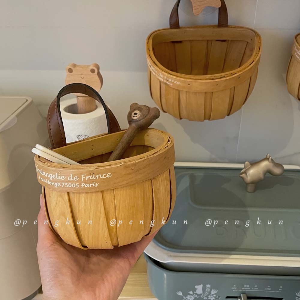 Giỏ Đựng Tỏi Ớt Phong Cách Nhật Bản Độc Đáo rổ đựng giỏ treo tỏi giỏ đựng rau củ rổ hành tỏi Giỏ mây nhỏ giỏ đựng hành tỏi giỏ đựng tỏi