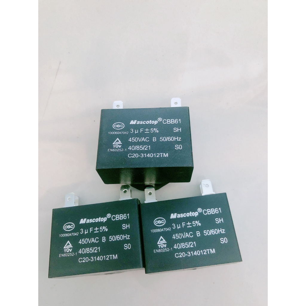 Tụ quạt  hàng cao cấp Mascotop chính hãng