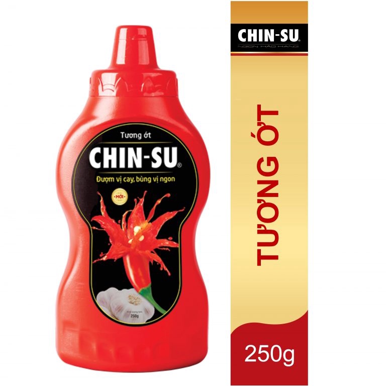 Tương ớt Chinsu 250gr, Tương ớt Chin Su  chính hãng cay dịu ngọt 3M FOOD NL ( Hải Sản Ba Miền )
