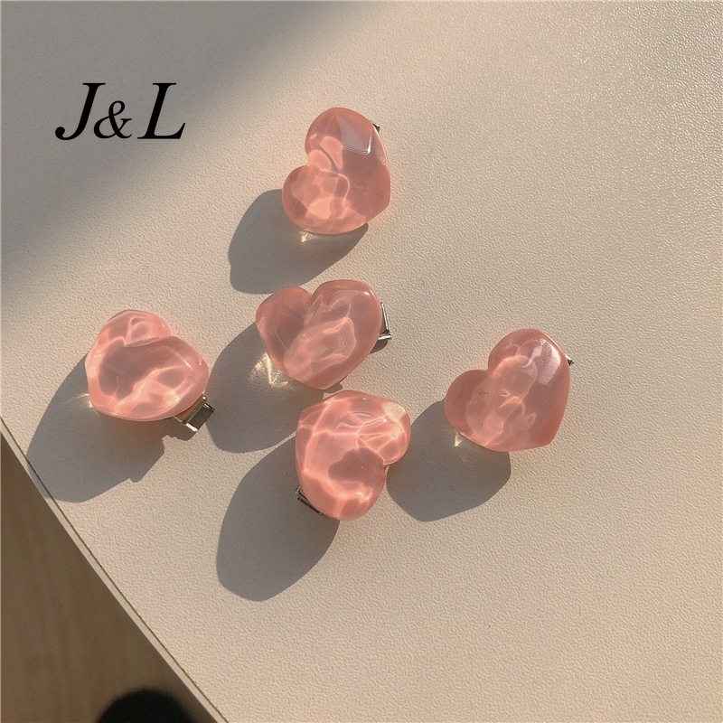 Kẹp TóC HìNh Nơ TráI Tim ĐíNh Kim Cương Giả ThờI Trang Cho Nữ