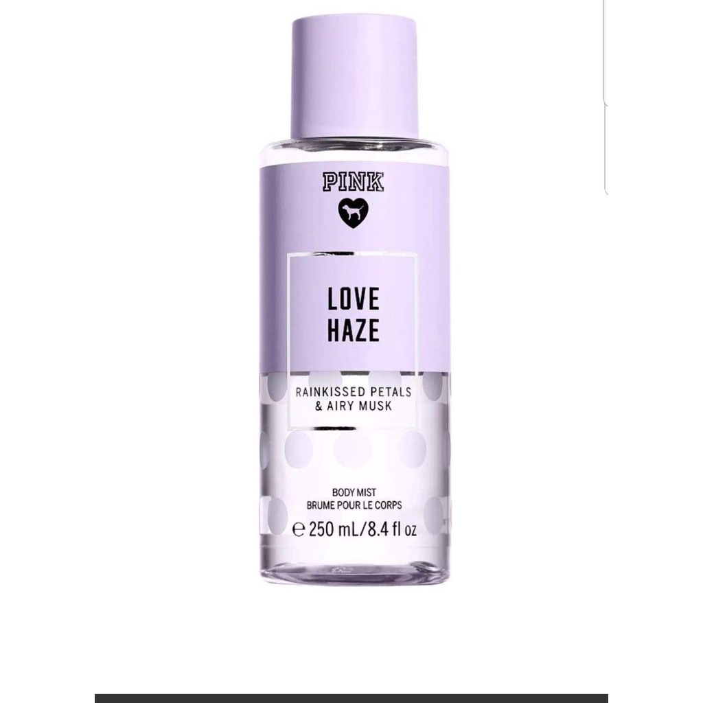 Nước hoa xịt thơm Victoria's Secret PINK body mist 250ml - Love Haze/Neon Coast/Urban Bouquet/All a Dream
