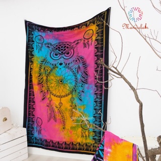 Khăn Mandala Ấn Độ 100% Cotton 2m2 x 1m4