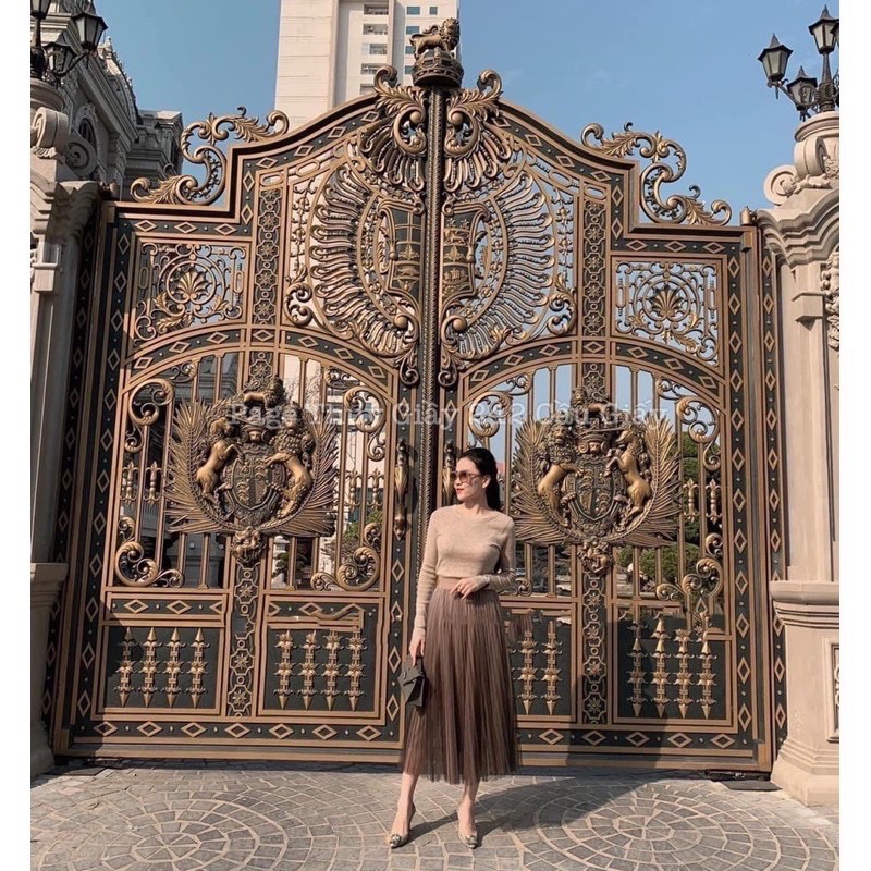 Chân Váy Ren Loang Xếp Li Dáng Dài🍀Chân Váy Midi Loang Màu Quảng Châu | BigBuy360 - bigbuy360.vn