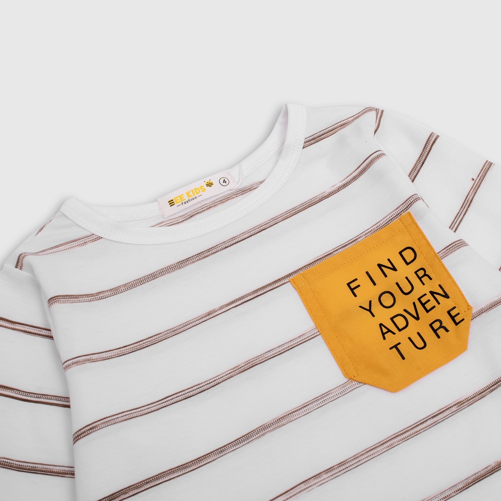 Áo Dài Tay Bé Trai Bee Kids Chất Liệu Cotton Mềm Mịn Thoáng Mát Thấm Hút Mồ Hôi Không Bai Không Xù (2-12 Tuổi)8AT01755DX