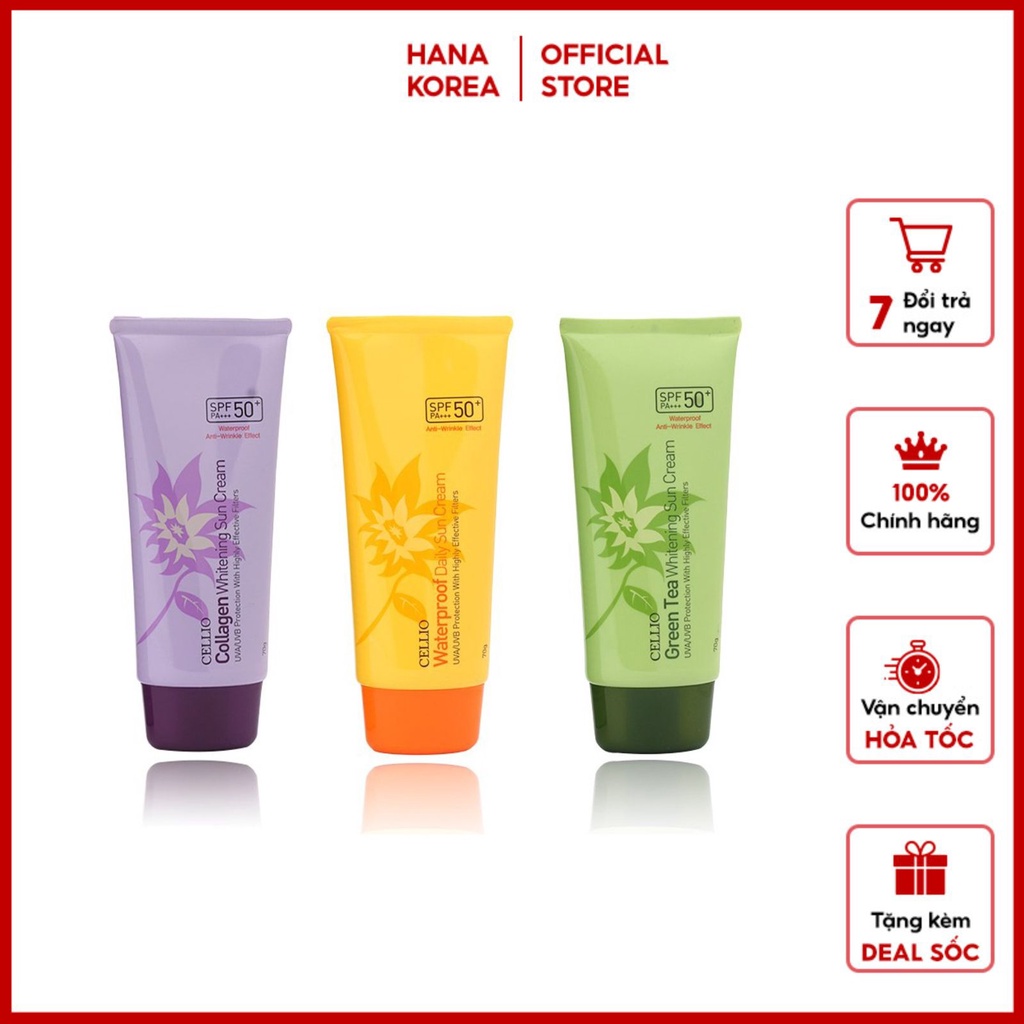 KEM CHỐNG NẮNG Cellio SPF 50PA
