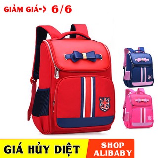 [FREESHIP kèm ảnh thật] Balo chống gù cao cấp cho bé trai và bé gái cấp 1 cấp 2 tiểu học mầu hồng xanh đỏ E59