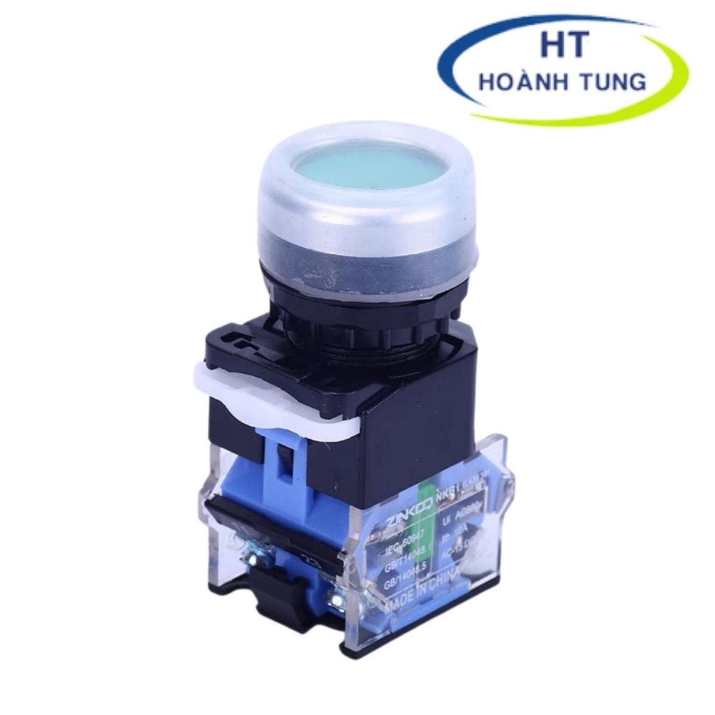 Nắp chụp cao su kín nước chống bụi bảo vệ nút nhấn phi 22mm dòng sản phẩm LA38-11 và lay37-11 màu trắng, 10 cái/túi