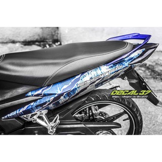 Tem Trùm Exciter 135 Cá Mập xanh Trắng