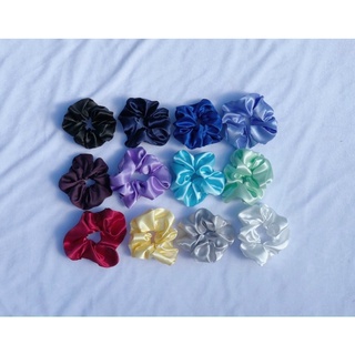 Cột tóc SCRUNCHIES lụa phi bóng vải đẹp
