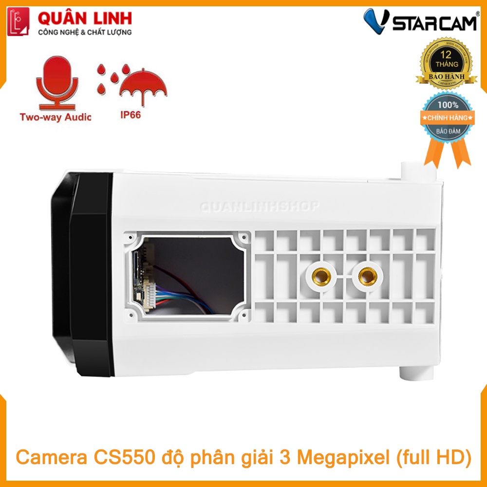 Camera ngoài trời Vstarcam CS550 Full HD 1296P , tích hợp AI, bảo hành 12 tháng