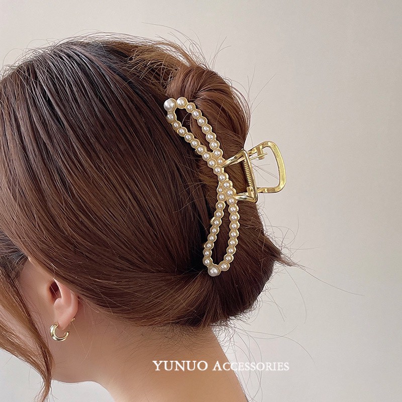 Kẹp Tóc Nữ Hình Cánh Chuồn Phong Cách Tiểu Thư