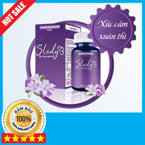 Viên uống SLady  - Hết Khô Hạn, Tăng Sinh Lý, Cân Bằng Nội Tiết Tố Nữ Chính Hãng