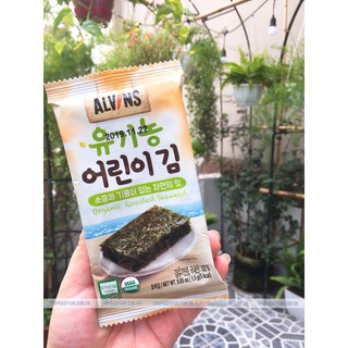 Rong biển Organic không dầu không muối 1,5g -Date 2023