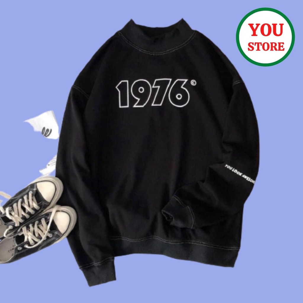 Áo Sweater 1976 Nam Nữ Chất Nỉ Ngoại Mã 161 You Store | BigBuy360 - bigbuy360.vn