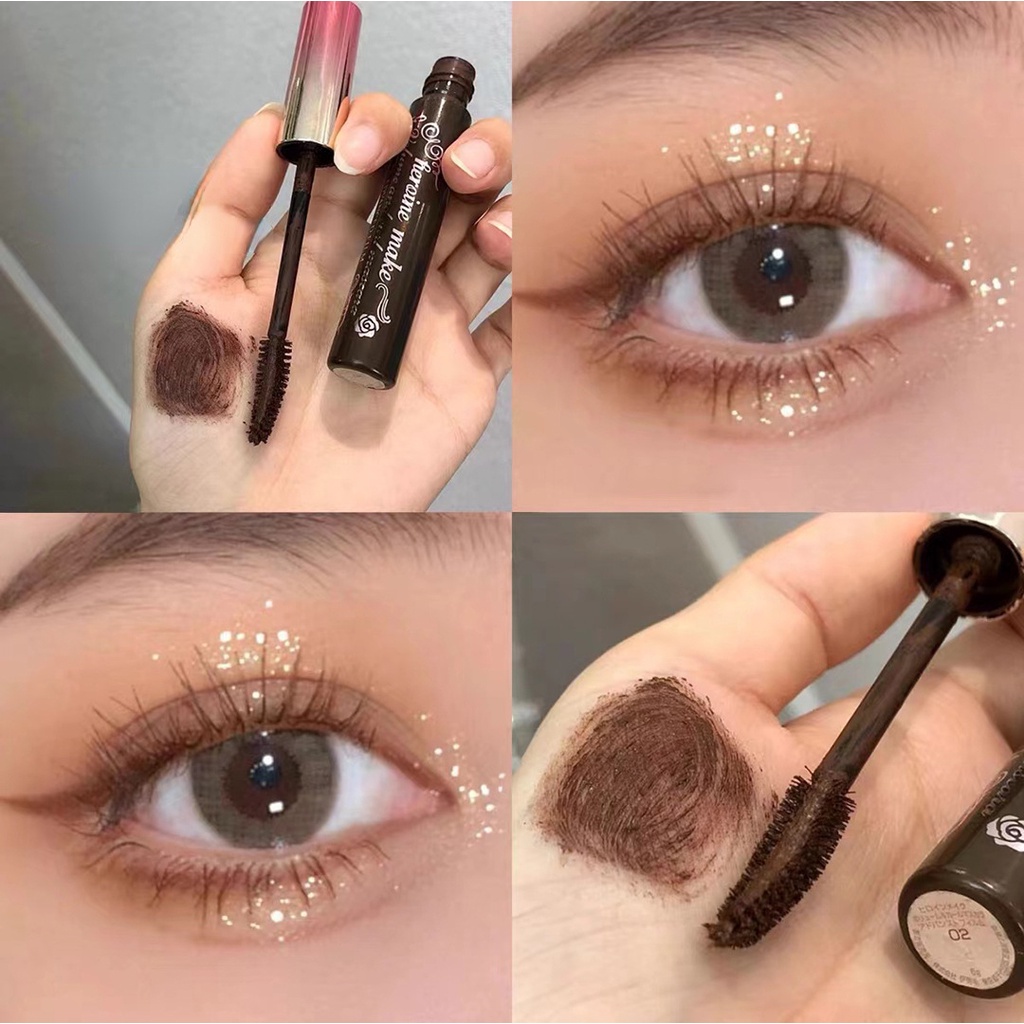 Mascara Cappuvini Chống Thấm Nước Không Nhòe Chuốt Dày Và Cong Mi Tự Nhiên