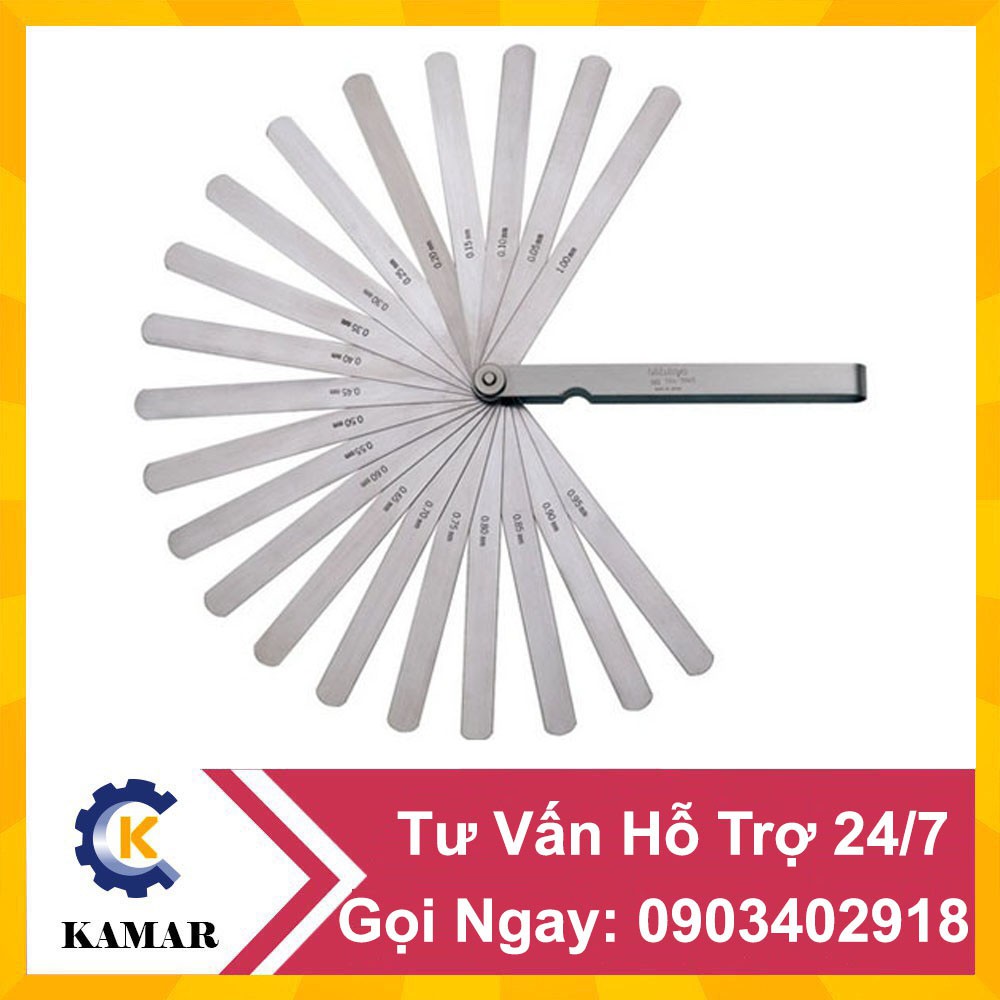 Bộ dưỡng đo khe hở 184-304S (0.05-1mm/20 lá) Mitutoyo