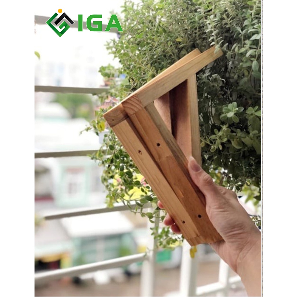 [SHIP HỎA TÔC]Bộ chân chữ A kệ gỗ treo tường - gn39