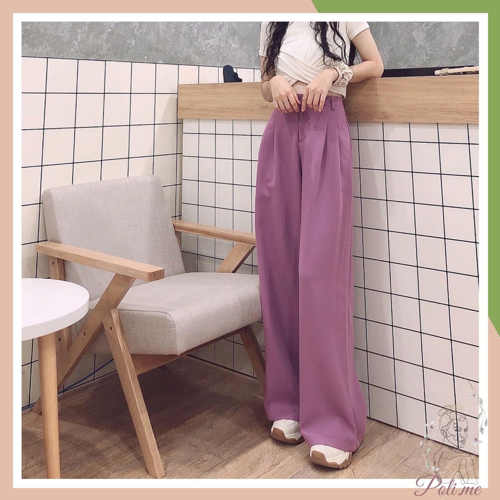 Quần CULLOTTES Ống Suông Quảng Châu Thiết Kế POLILAP nặng 350gram dài 100cm | BigBuy360 - bigbuy360.vn