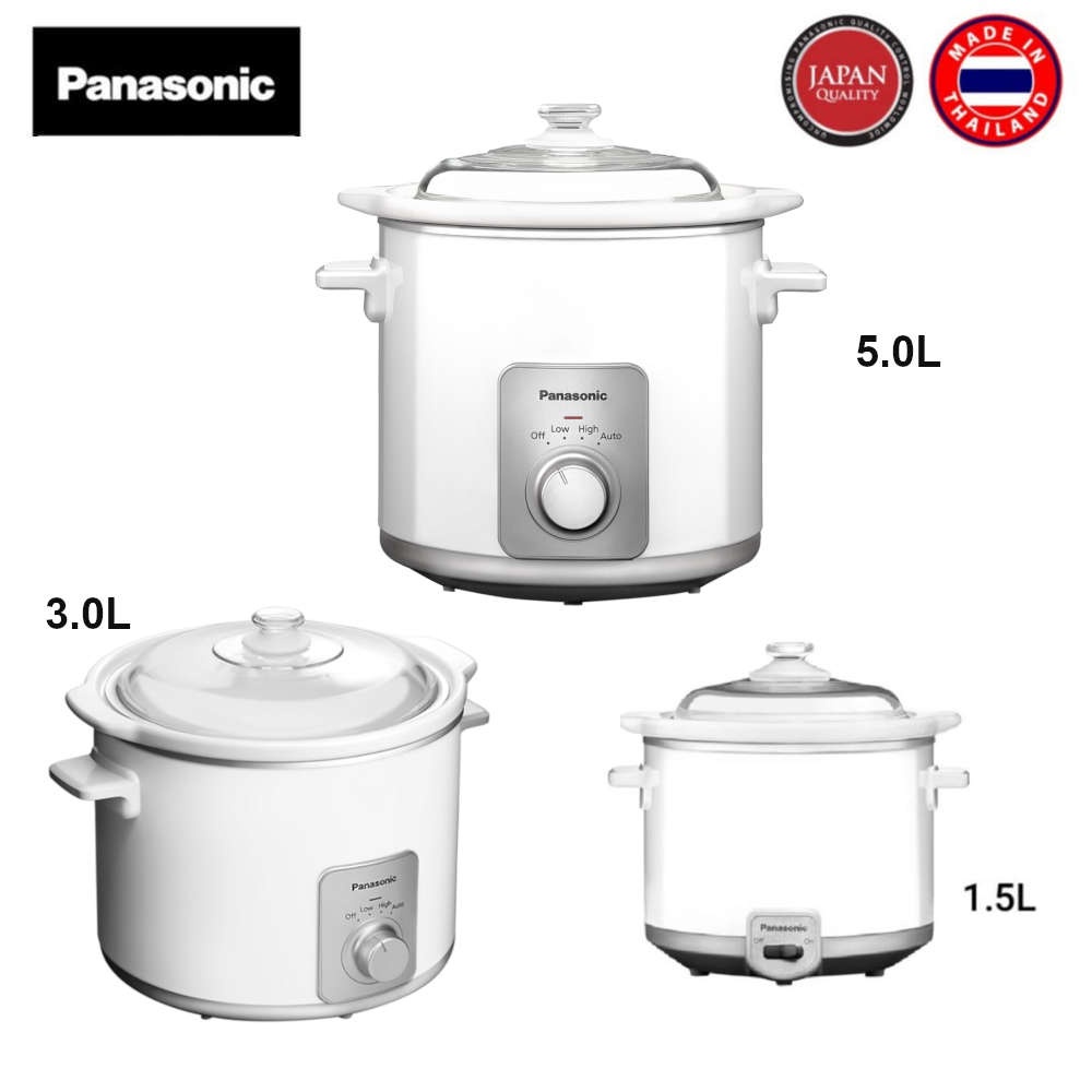 Nồi Nấu Cháo Chậm Panasonic dung tích 1.5L/ 3L / 5L bảo hành 12 tháng