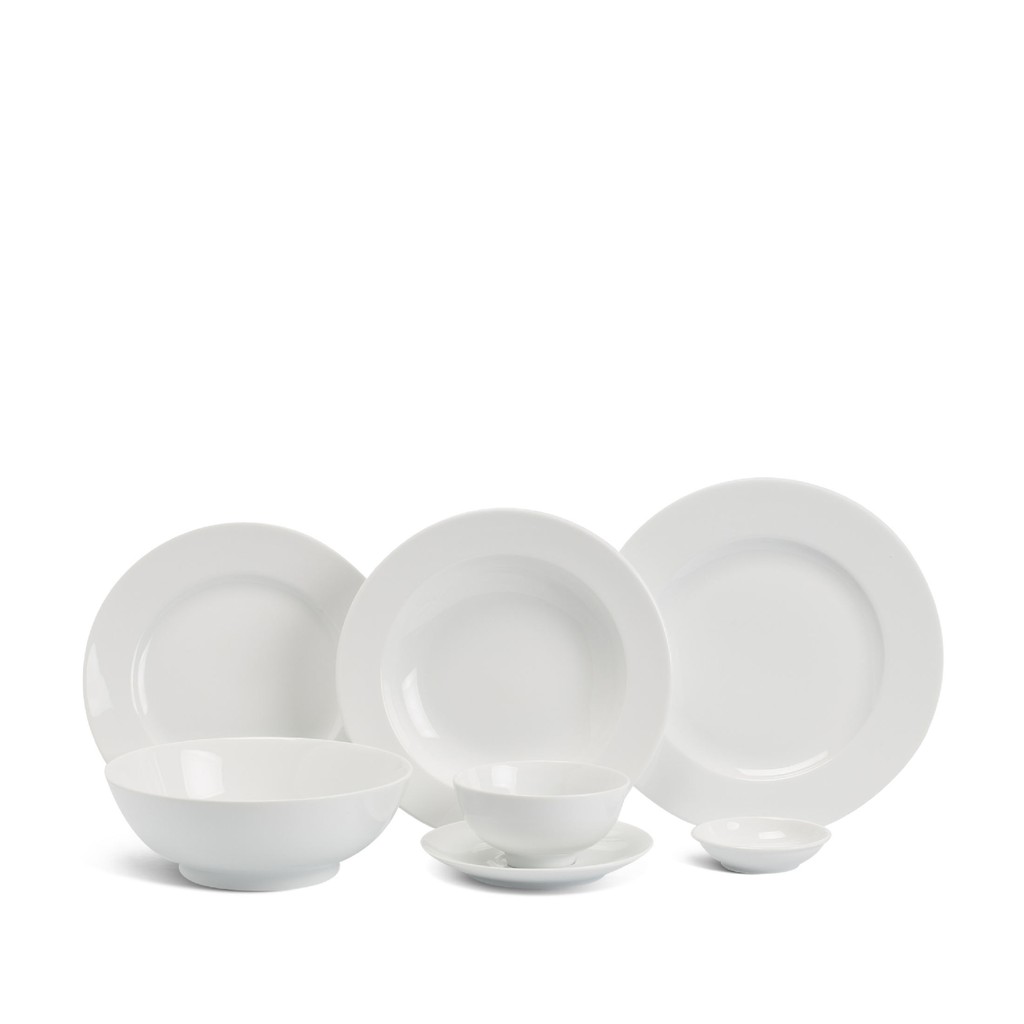 Bộ Chén Ăn Cơm Trắng Minh Long 11.5 cm - Gốm sứ cao cấp Minh Long I