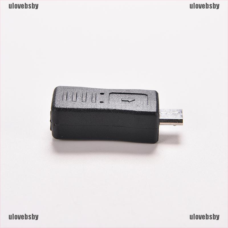 【ulovebsby】1 Mini USB Female to Micro USB Male F/M Adapter Data Charger Conver