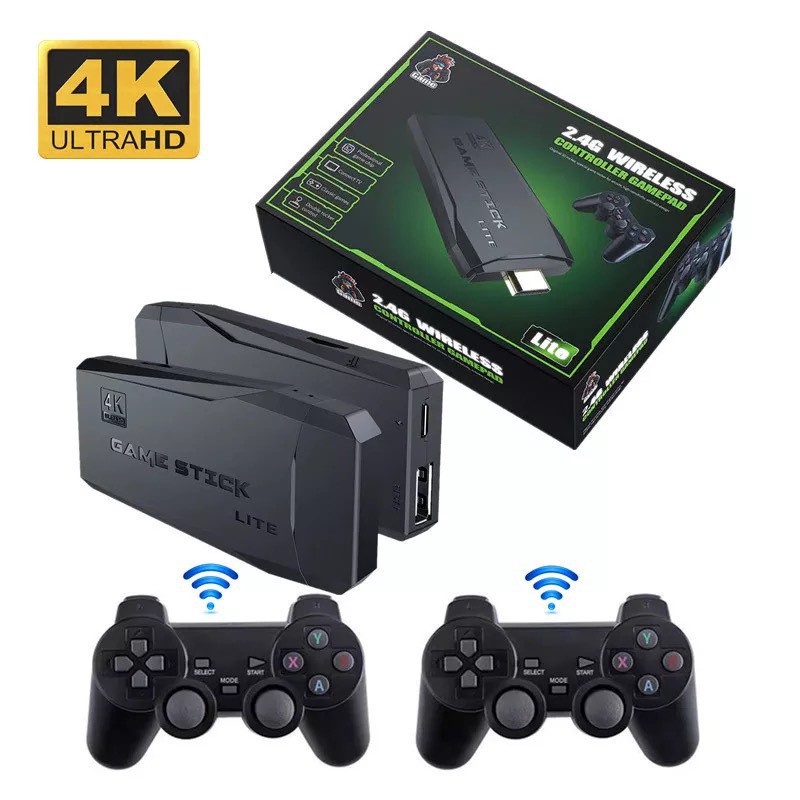 Tặng thẻ 64GB Xịn , Máy chơi game cầm tay - 10000 trò chơi - máy chơi game 4 nút HDMI , PS1/Nitendo switch/FC Compact/FC