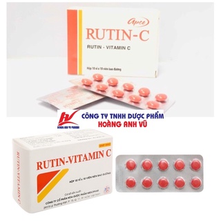 RUTIN C - BỀN THÀNH MẠCH MÁU, GIẢM XUẤT HUYẾT