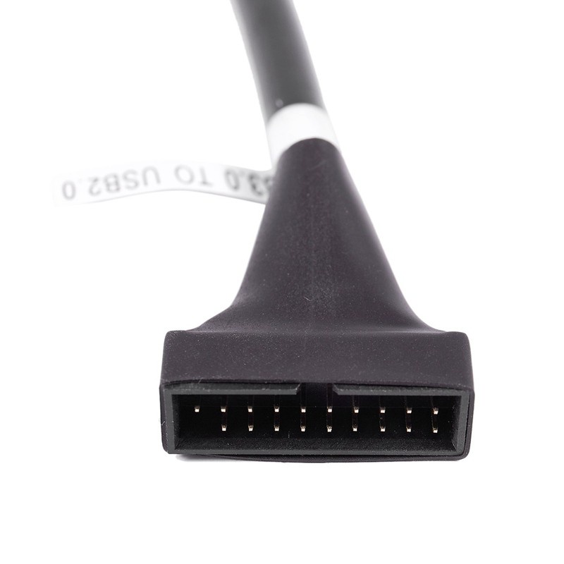 Đen Cáp Chuyển Đổi 19 Pin Usb 3.0 Female Sang 9 Pin Usb2.0 Male Cho Bo Mạch Chủ