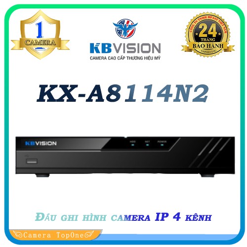 Đầu ghi hình camera IP 4 kênh KBVISION KX-A8114N2