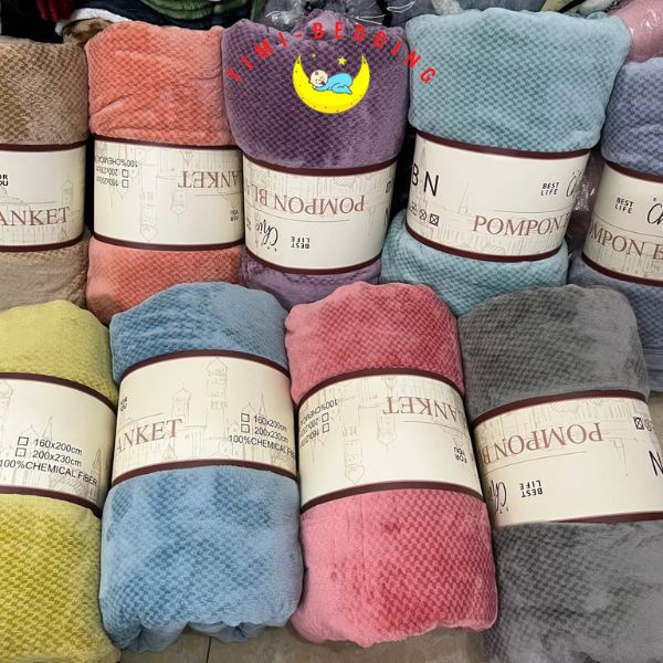 Chăn lông thỏ ultimate đại hàn cao cấm mềm mại kích thước 200 x 230 cm, nặng 1,8kg - Timibedding